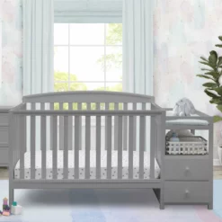 Delta Children Baby Cribs Royal Convertible Crib And Changer