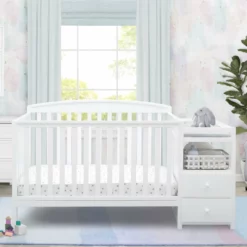 Delta Children Baby Cribs Royal Convertible Crib And Changer