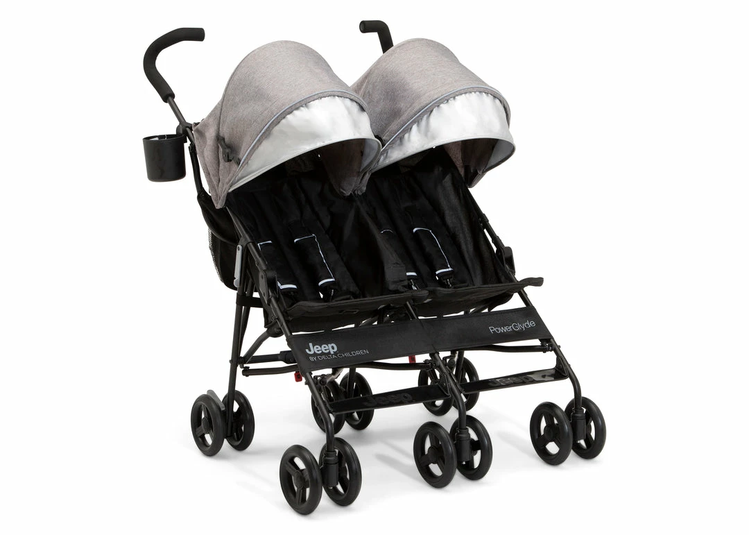 Jeep PowerGlyde Side-by-Side Double Stroller Strollers 5 Jeep PowerGlyde Side-by-Side Double Stroller Strollers