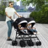 Jeep Strollers PowerGlyde Plus Side X Side Double Stroller