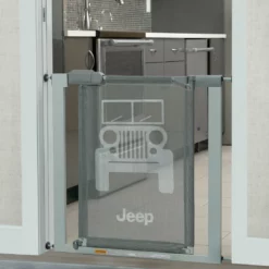 Jeep Adjustable Baby Safety Gate - Easy Fit Pressure Mount Design With Walk-Through Door Sale 9 Jeep Adjustable Baby Safety Gate - Easy Fit Pressure Mount Design With Walk-Through Door Sale