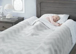 Serta Foam Bed Rails Perfect Sleeper Inflatable Bed Rails For Toddlers & Kids With Foot Pump (2 Pack)