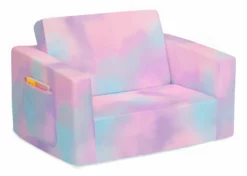 Delta Children Cozee Flip-Out Chair - 2-in-1 Convertible Chair To Lounger For Kids Kids’ Chairs