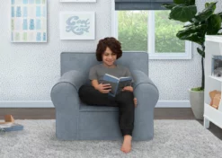 Delta Children Personalization Personalized XL Cozee Foam Chair For Kids - Our Largest Chair