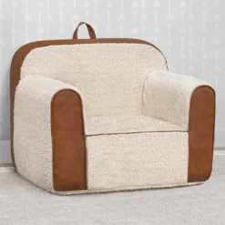 Delta Children Cozee Sherpa And Faux Leather Chair For Kids Kids’ Chairs 11 Delta Children Cozee Sherpa And Faux Leather Chair For Kids Kids’ Chairs