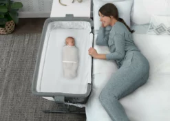 Delta Children Close2Me Bedside Baby Bassinet Bassinets