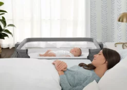 Delta Children Close2Me Bedside Baby Bassinet Bassinets