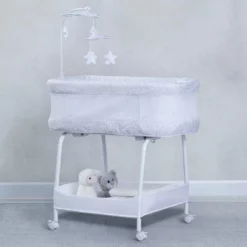 Delta Children SmartSleep Auto Glide Bassinet With Bluetooth