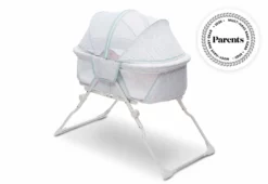 Delta Children Bassinets EZ Fold Ultra Compact Travel Bassinet