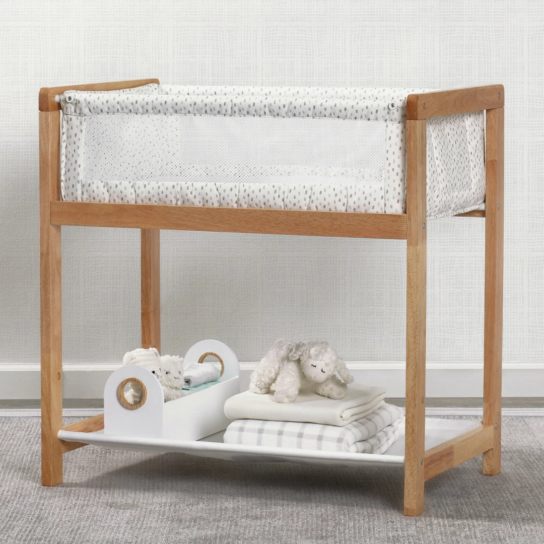 Delta Children Classic Wood Bedside Bassinet Sleeper - Portable Crib With High-End Wood Frame Bassinets 9 Delta Children Classic Wood Bedside Bassinet Sleeper - Portable Crib With High-End Wood Frame Bassinets
