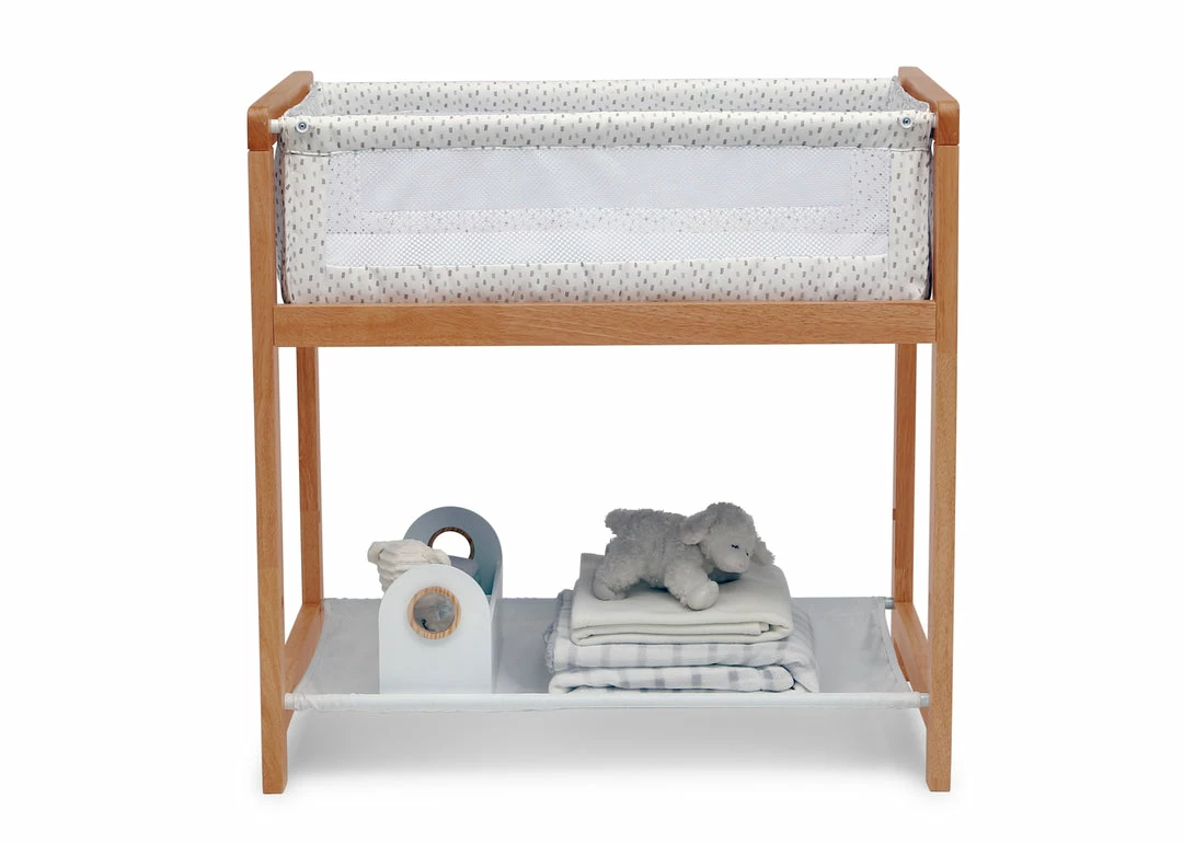 Delta Children Classic Wood Bedside Bassinet Sleeper - Portable Crib With High-End Wood Frame Bassinets 12 Delta Children Classic Wood Bedside Bassinet Sleeper - Portable Crib With High-End Wood Frame Bassinets