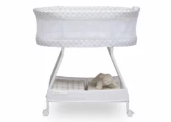 Delta Children Bassinets Sweet Dreams Bassinet With Airflow Mesh