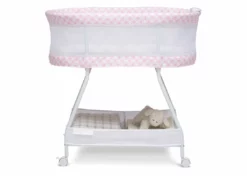 Delta Children Bassinets Sweet Dreams Bassinet With Airflow Mesh