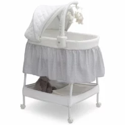 Delta Children Deluxe Gliding Bassinet