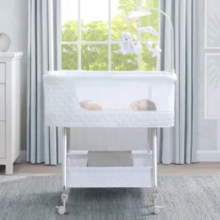 Nod Bassinet - Smart Sleeper Compatible With Amazon Alexa, Google Assistant And Delta Children Connect App Bassinets