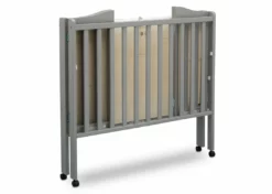 Delta Children Baby Cribs Folding Portable Mini Baby Crib With 1.5-inch Mattress