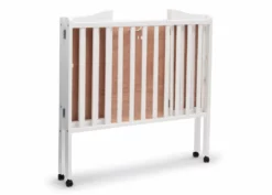 Delta Children Baby Cribs Folding Portable Mini Baby Crib With 1.5-inch Mattress