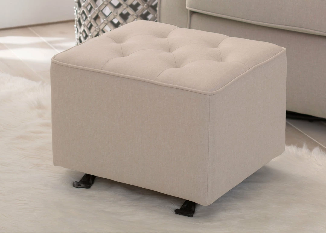 Delta Children Emma Diamond Tufted Nursery Gliding Ottoman 8 Delta Children Emma Diamond Tufted Nursery Gliding Ottoman