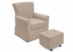 Delta Children Tufted Nursery Gliding Ottoman Gliders & Rocking Chairs