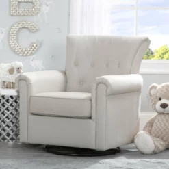 Delta Children Gliders & Rocking Chairs Harper Nursery Glider Swivel Rocker Chair
