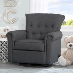 Delta Children Gliders & Rocking Chairs Harper Nursery Glider Swivel Rocker Chair