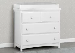 Delta Children Emerson 3 Drawer Dresser With Changing Top Dressers & Changing Tables