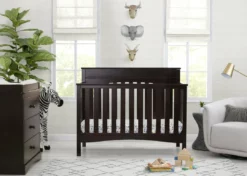 Delta Children Skylar 4-in-1 Convertible Crib Baby Cribs