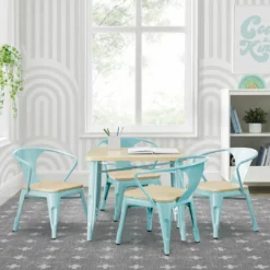 Delta Children Table & Chair Sets Bistro Table And 4 Chair Set