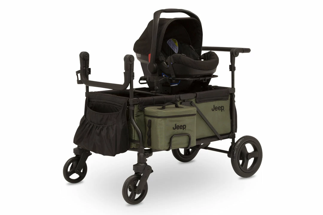 Jeep Deluxe Wrangler Wagon Stroller With Cooler Bag And Parent Organizer What's New 8 Jeep Deluxe Wrangler Wagon Stroller With Cooler Bag And Parent Organizer What's New