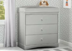 Delta Children Sutton 3 Drawer Dresser With Changing Top