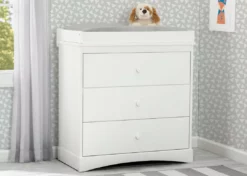 Delta Children Sutton 3 Drawer Dresser With Changing Top
