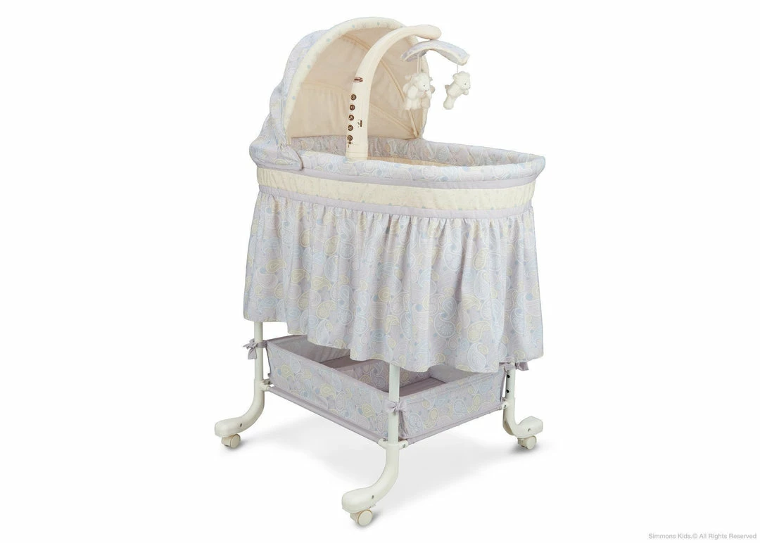 Bassinets Simmons Kids® Deluxe Gliding Bassinet 7 Bassinets Simmons Kids® Deluxe Gliding Bassinet