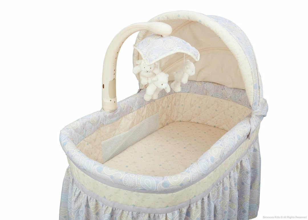 Bassinets Simmons Kids® Deluxe Gliding Bassinet 23 Bassinets Simmons Kids® Deluxe Gliding Bassinet