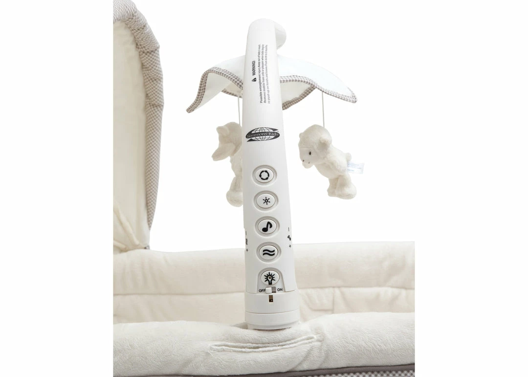 Bassinets Simmons Kids® Deluxe Gliding Bassinet 25 Bassinets Simmons Kids® Deluxe Gliding Bassinet