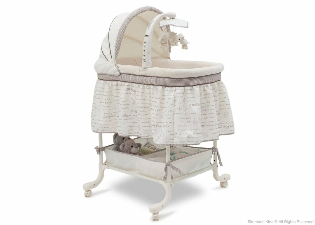 Bassinets Simmons Kids® Deluxe Gliding Bassinet 6 Bassinets Simmons Kids® Deluxe Gliding Bassinet