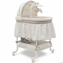 Bassinets Simmons Kids® Deluxe Gliding Bassinet 63 Bassinets Simmons Kids® Deluxe Gliding Bassinet