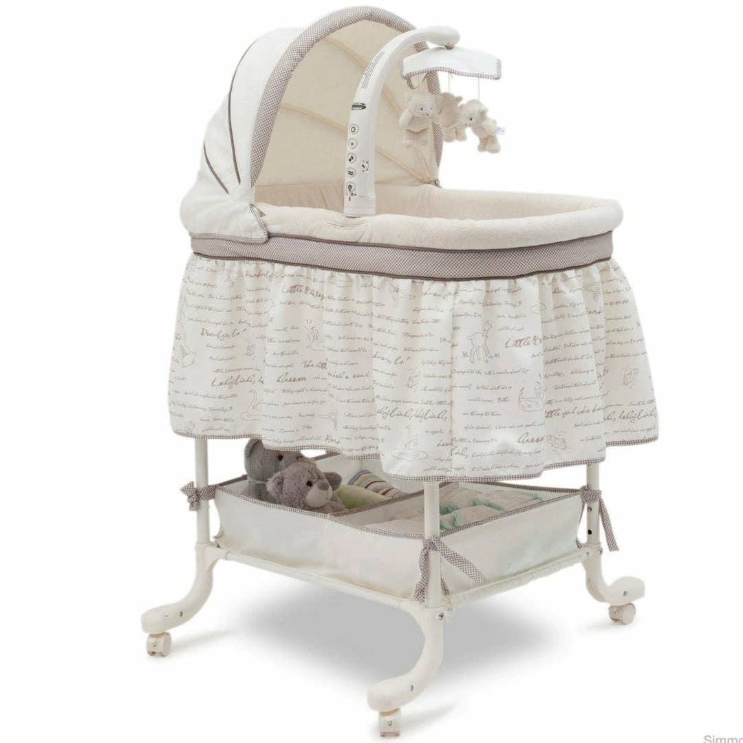 Bassinets Simmons Kids® Deluxe Gliding Bassinet 31 Bassinets Simmons Kids® Deluxe Gliding Bassinet
