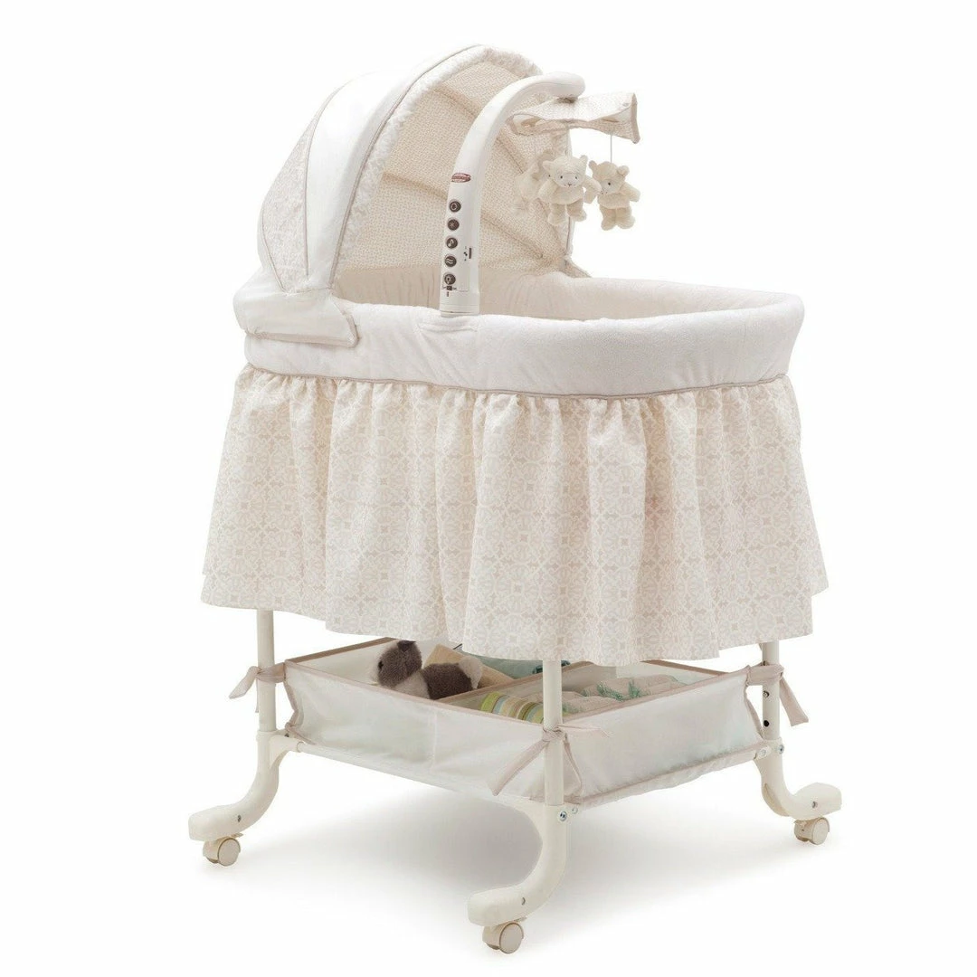 Bassinets Simmons Kids® Deluxe Gliding Bassinet 35 Bassinets Simmons Kids® Deluxe Gliding Bassinet