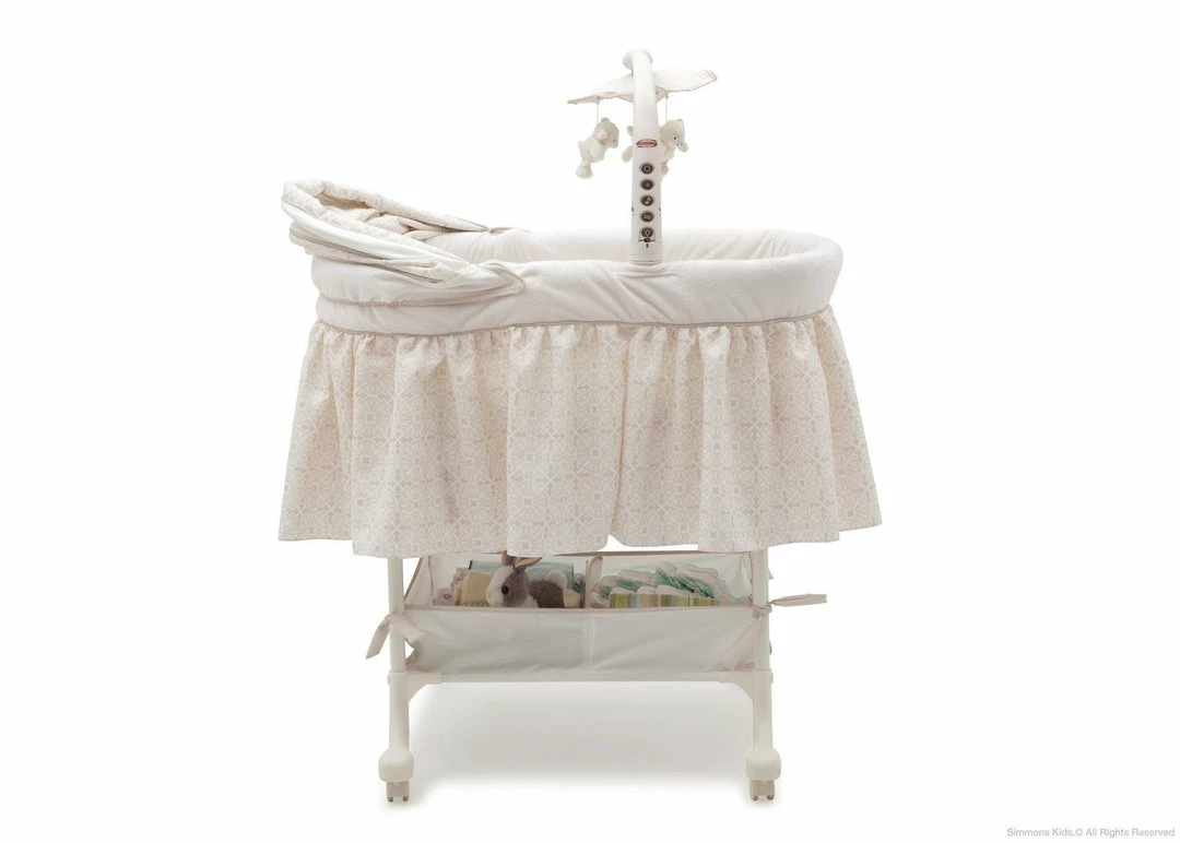 Bassinets Simmons Kids® Deluxe Gliding Bassinet 17 Bassinets Simmons Kids® Deluxe Gliding Bassinet