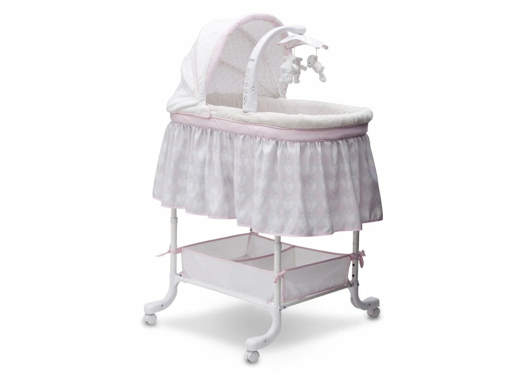 Bassinets Simmons Kids® Deluxe Gliding Bassinet 3 Bassinets Simmons Kids® Deluxe Gliding Bassinet