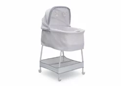 Simmons Kids Bassinets Silent Auto Gliding Elite Bassinet - Basketweave