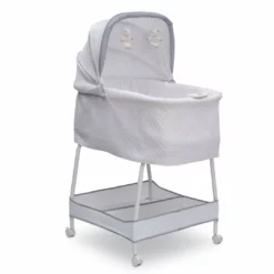 Simmons Kids Bassinets Silent Auto Gliding Elite Bassinet - Basketweave