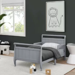 Delta Children Wood Sleigh Toddler Bed Toddler Beds
