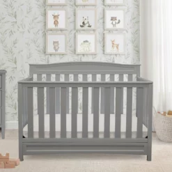 Delta Children Baby Cribs Emery 4-in-1 Convertible Crib