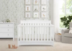 Delta Children Baby Cribs Emery 4-in-1 Convertible Crib