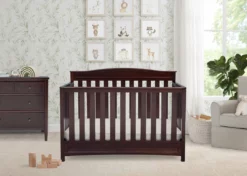 Delta Children Baby Cribs Emery 4-in-1 Convertible Crib