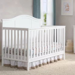 Delta Children Baby Cribs Madrid 4-in-1 Convertible Crib