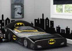 Delta Children Batman Batmobile Plastic Sleep And Play Toddler Bed Toddler Beds