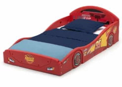 Disney/Pixar Cars Lightning McQueen Plastic Sleep And Play Toddler Bed