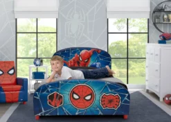 Delta Children Twin Beds & Headboards Spider-Man Upholstered Twin Bed